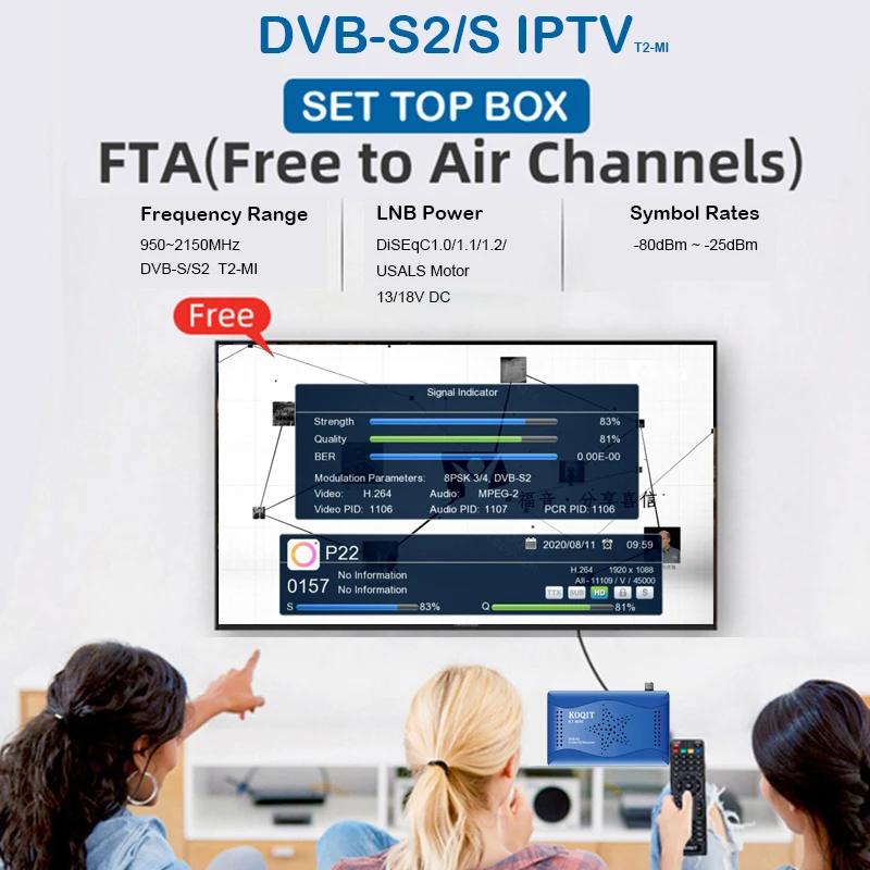 Спутниковый приемник Meecast Бразилия ресивер спутниковый искатель тюнер T2MI DVB S2 Wifi