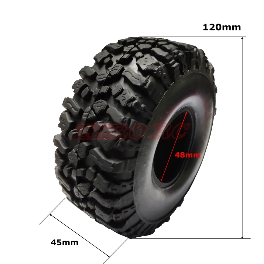 4 шт. ROCK CRAWE RC CAR 1,9 шины 120 мм шины поролоновые вставки для осевой SCX10 II Traxxas TRX-4 JEEP RGT TF2 D90