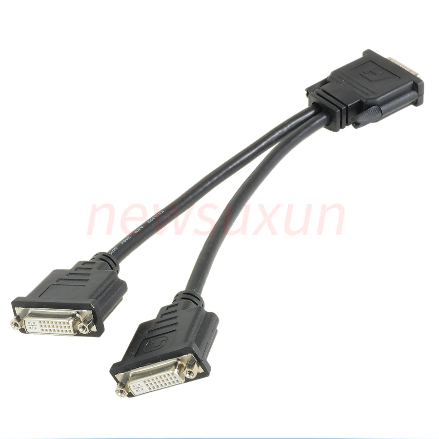 Кабель DMS59-двойной DVI I - 8in - DMS-59 to 2x DVI-Y-кабель-разветвитель DVI-фотокабель-кабель DMS 59