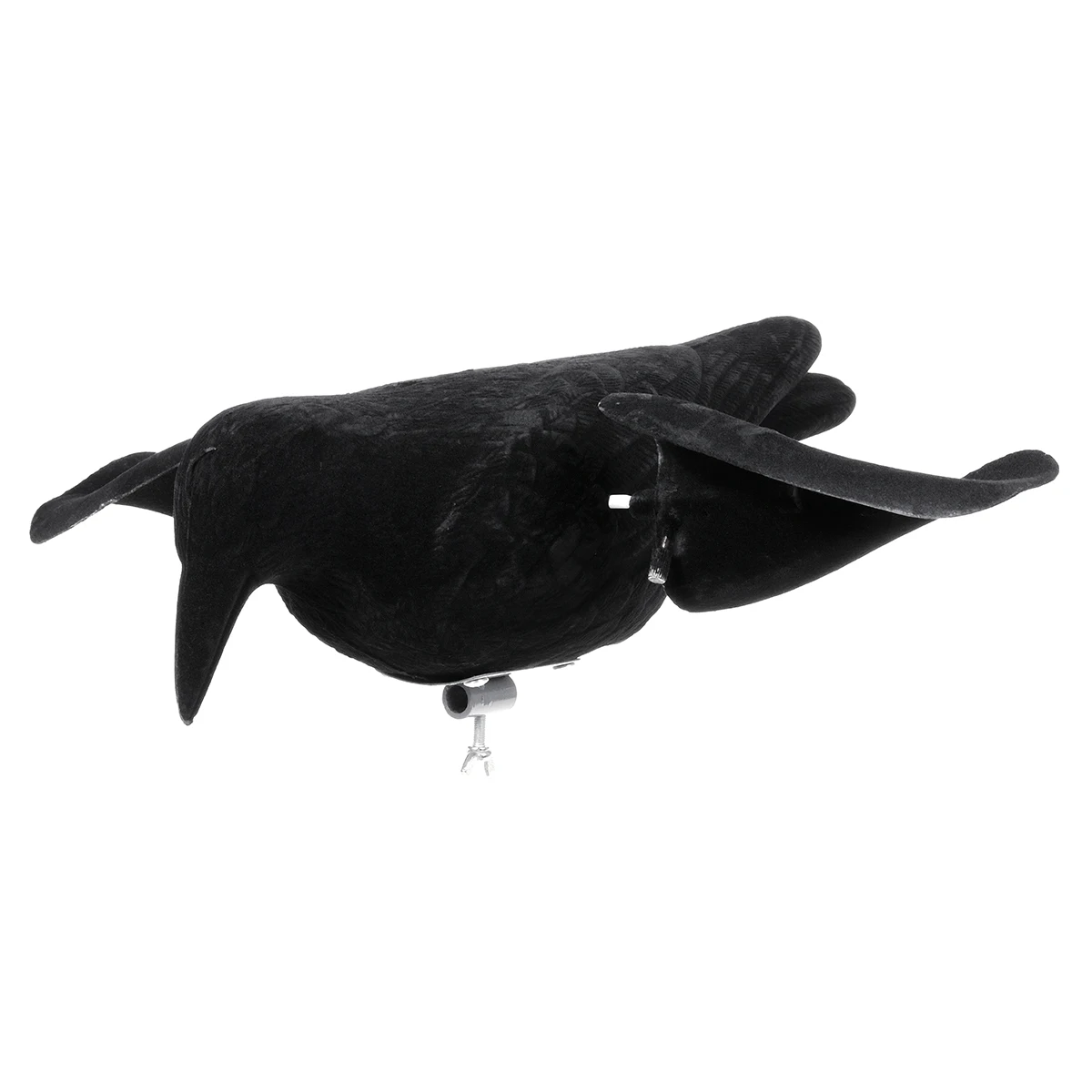 SGODDE Crow Decoy Bait Shooting Trap Decoying Hunting Decoy Plastic Bird For Garden Decoration Realistic Halloween Display