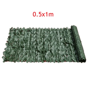 

Artificial Faux Ivy Leaf Fence Privacy Screen Outdoor Garden Panel Hedge Garden Buildings Artificial Decoration