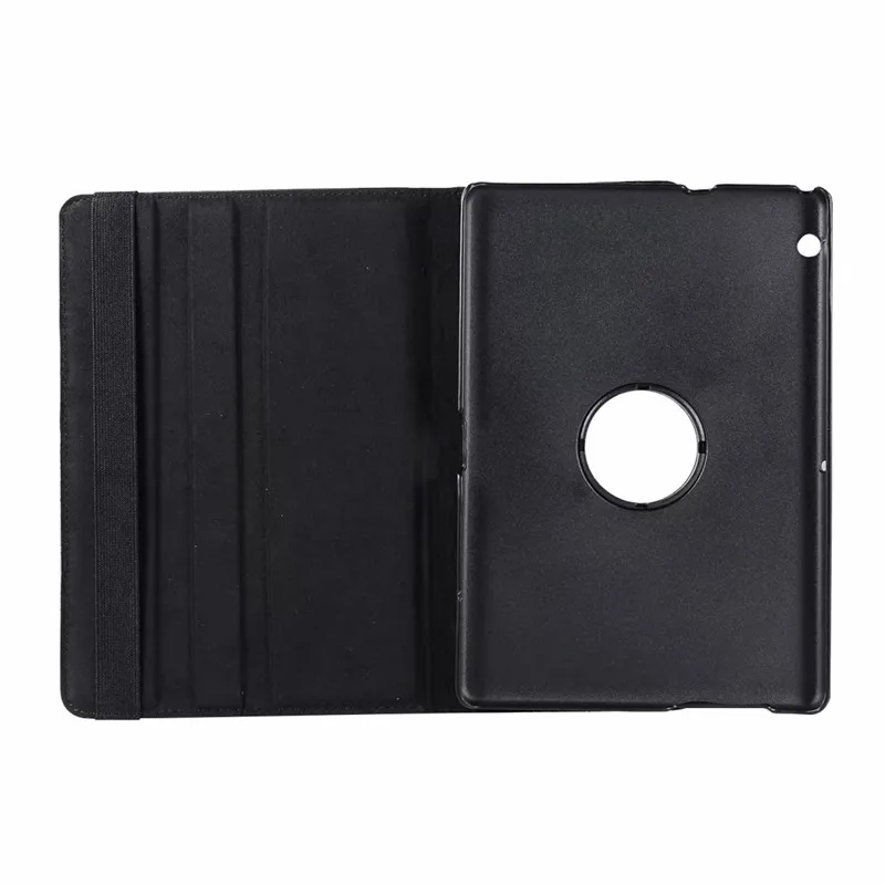 MediaPad T5 360 Вращающийся Кожаный флип-чехол с подставкой для Huawei MediaPad T5 10 AGS2-W09/L09/L03/10,1 дюймов чехол для планшета+ пленка+ ручка