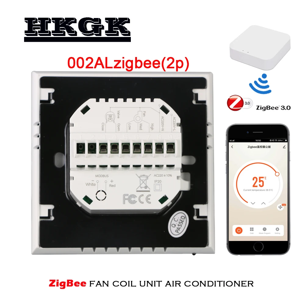 ZigBee Smart Thermostat Programmable 2P 