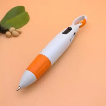 

Factory direct sales press plastic pole four-color mountain buckle ball pen, mountain buckle four-color pen wholesale