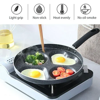 

Non-Stick Egg Frying Pan 3/4 Cup Egg Cooker Pan Multipurpose Pancakes Maker Burger Omelet Cooker PAK55