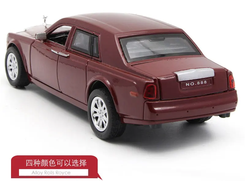 1:32 Rolls-Royce Phantom модель автомобиля сплав 3 открытая дверь моделирование звук и светильник оттягивание детская игрушка модель автомобиля