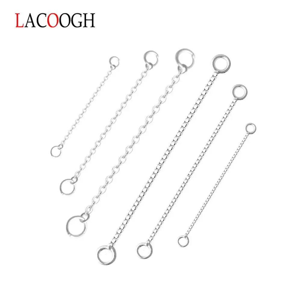 

Lacoogh 2pcs/Lot S925 Sterling Silver Ear Wires Hooks Stud Earrings Sliver Color DIY Women Earring Hooks Jewelry Findings