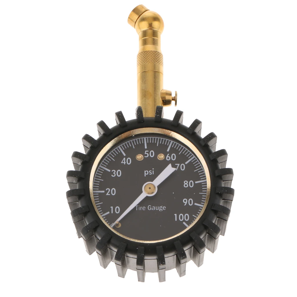 Car Vehicle Automobile Tire Tyre Air Pressure Gauge 0-100psi Dial Meter