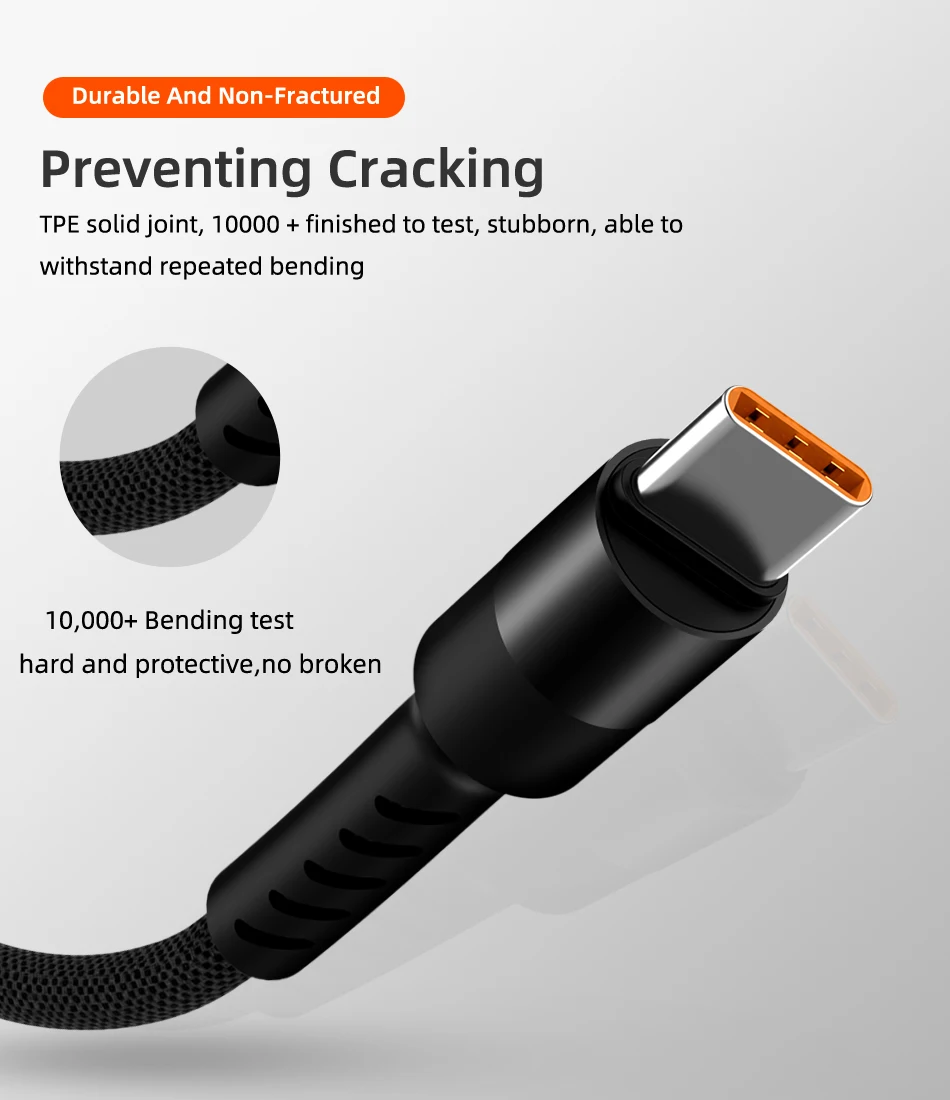 2.4A USB кабель для быстрой зарядки usb type C кабель для huawei mate 30 Pro Micro USB быстрое зарядное устройство кабель для телефона USB кабель для передачи данных