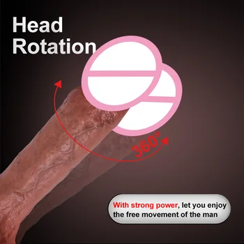 Realistic Dildo Vibrators Multi Modes Telescopic Rotation Vibrating Dildo Female Masturbation Penis Adult Sex Toys For Women Gay 2