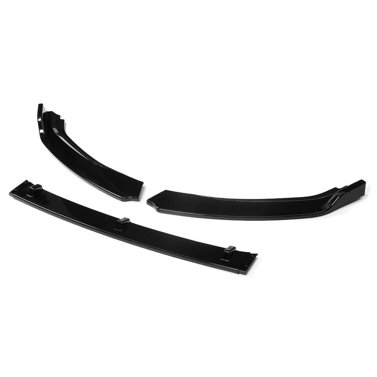 Car Front Bumper Splitter Lip Diffuser Spoiler Protector Cover Deflector Lips Guard 3pcs For VW For Golf MK7 2014 2015 car bumper spoiler bumper lip bumper protector front bumper cover front bumper decoration