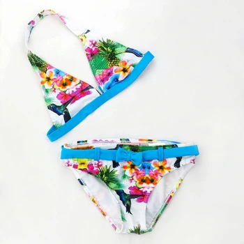 

Baby Girls Bikini Set Kids 2 Pieces Swimwear 8-16 Y Girl Two Pieces Swimsuit Children Bathing Suit Summer Beach Vacation Wear