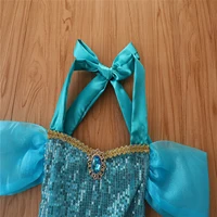 Newborn Baby Girls Rompers Princess Lovely Sequined Halter Jumpsuit Mesh Dress with Snaps Toddlers 0-24 Months Outwear 6