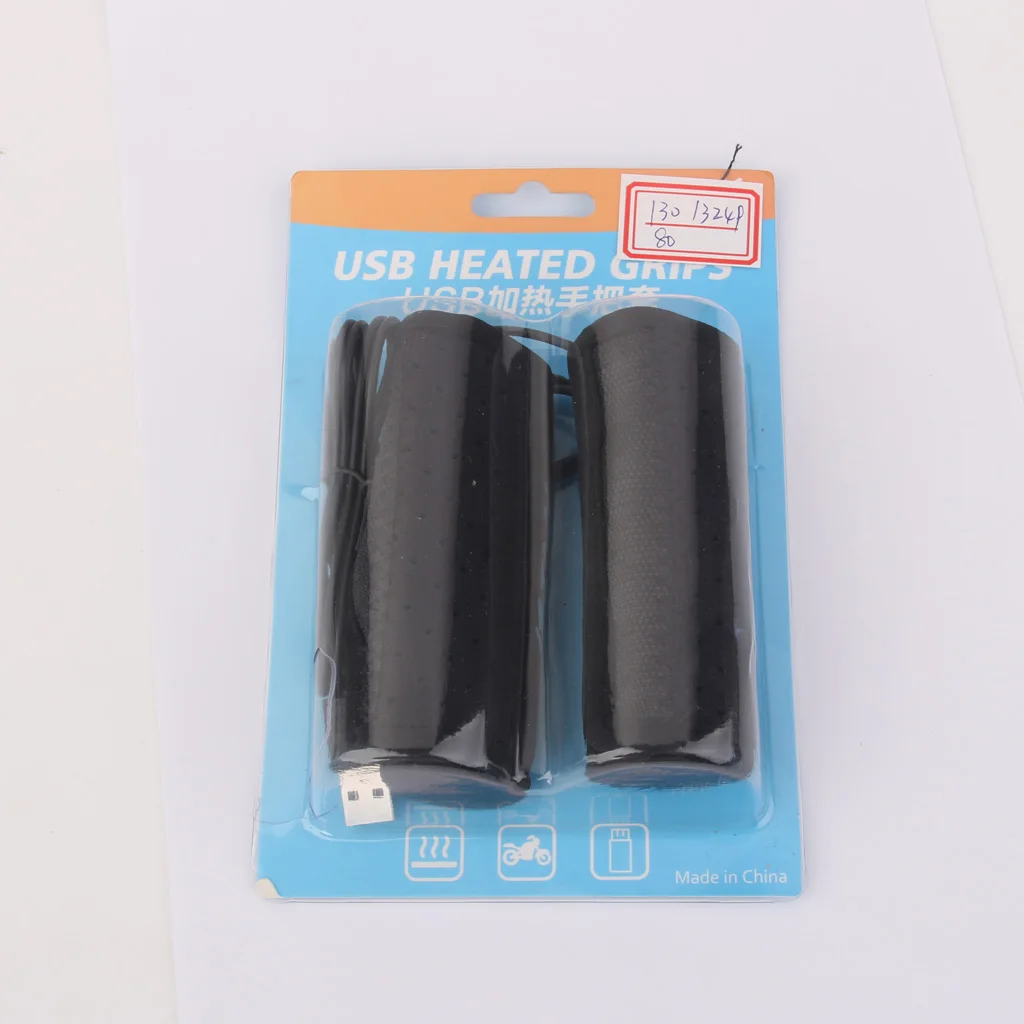 Пара Универсальный Мотоцикл ATV Скутер USB с подогревом Грипсы разогрева руль Pad
