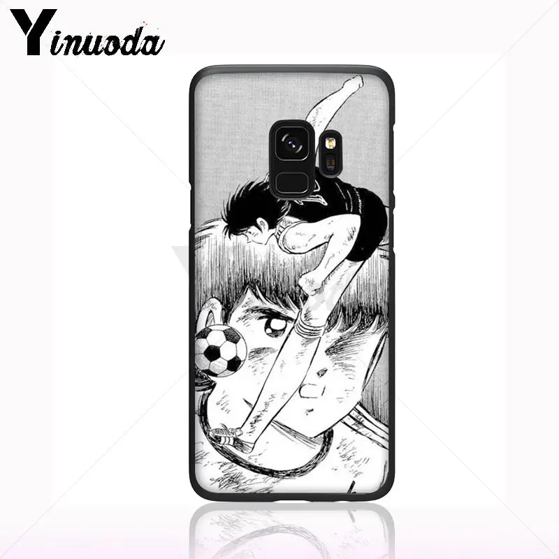 Anime Kapten Tsubasa Ozora Genzo Sepak Bola Lembut Ponsel Case untuk Samsung Galaxy S10plus S9 Plus S8plus S10E A50 A70 A10 Ponsel