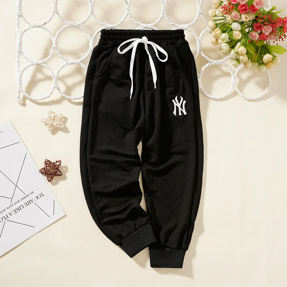 

[] Girls Anti Mosquito Pants Summer Thin Section 2019 New Style Large Children Loose-Fit Children Lantern Pants