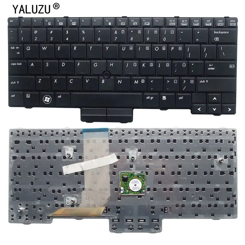 NEW US black keyboard for HP EliteBook 2540 2540p 598790-001 V108602AS1 PK1309C2A00 English version | Компьютеры и офис