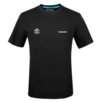 

Summer Cotton T-Shirts for Suzuki logo T Shirts Short Sleeve Slim Fit Fashion Tops & Tees Male Clothing a