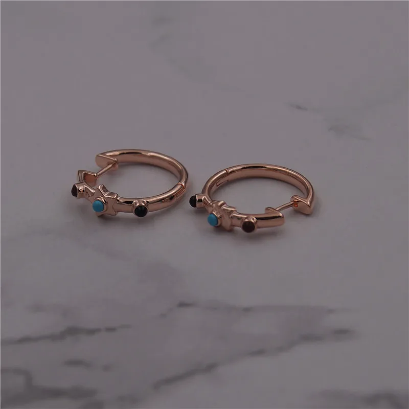 joyas de plata 925 stud earrings for women boucle d'oreille femme pendientes mujer - Цвет камня: 20mm 812403560