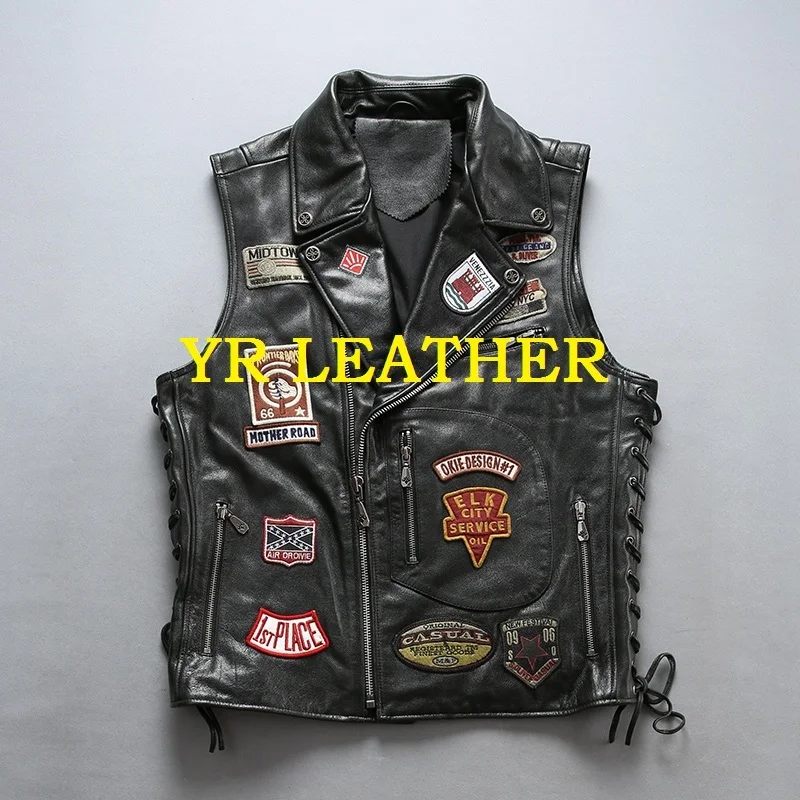 Gratis Verzending. mode Motor Biker Lederen Jacket.100 % Koeienhuid Jas. cool Mens Plus Size Lederen Vest, Vlucht Bomber Gratis Verzending. mode Motor Biker Lederen Jacket.100 % Koeienhuid Jas. cool Mens Plus Size Lederen Vest, Vlucht Bomber