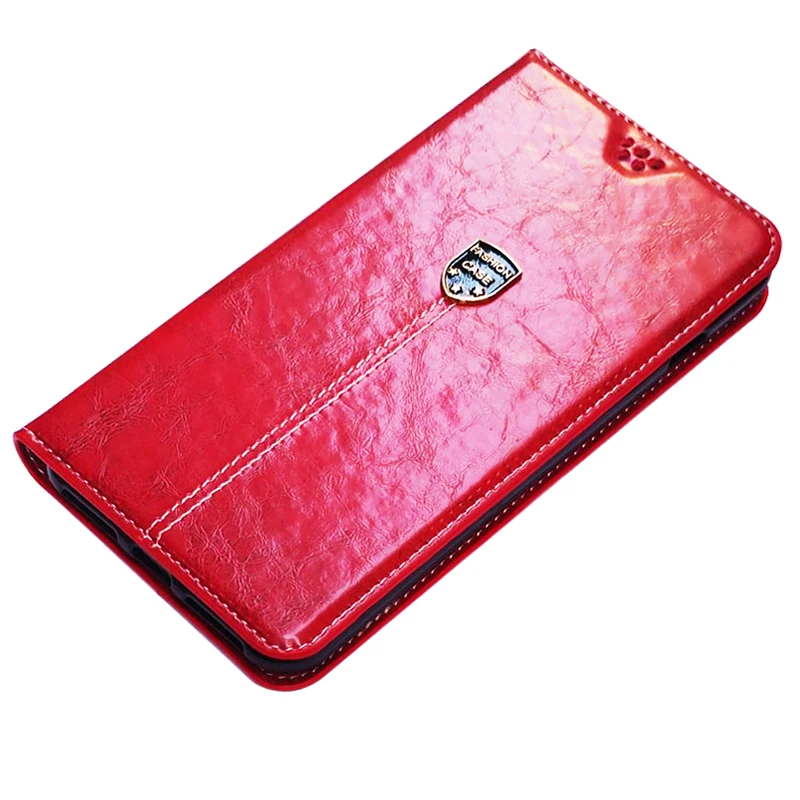 Чехол-бумажник чехол s для INOI 2 Lite 5i Pro 6i 7i на возраст 1, 3, 5, 6, 7, 8 Lite Мощность Pro R7 kPhone чехол для телефона кожаный чехол-портмоне с откидной крышкой - Цвет: 037 red