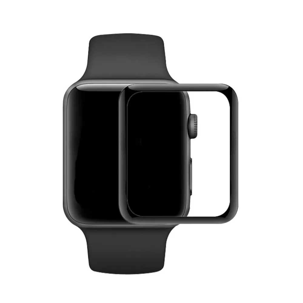 Комплект из 2 предметов для Apple Watch4/3/2/1 анти-пузырь, устойчивое к царапинам крышка 3D защитный SoftFilm для наручных часов Apple Watch 38 мм, 40 мм 42 44 мм s10