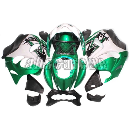 Полный обтекатель для Suzuki GSXR1300 Hayabusa 2008- 09 10 11 12 13 14 15 16 ABS пластик инъекции Cowlings белый жемчуг зеленый