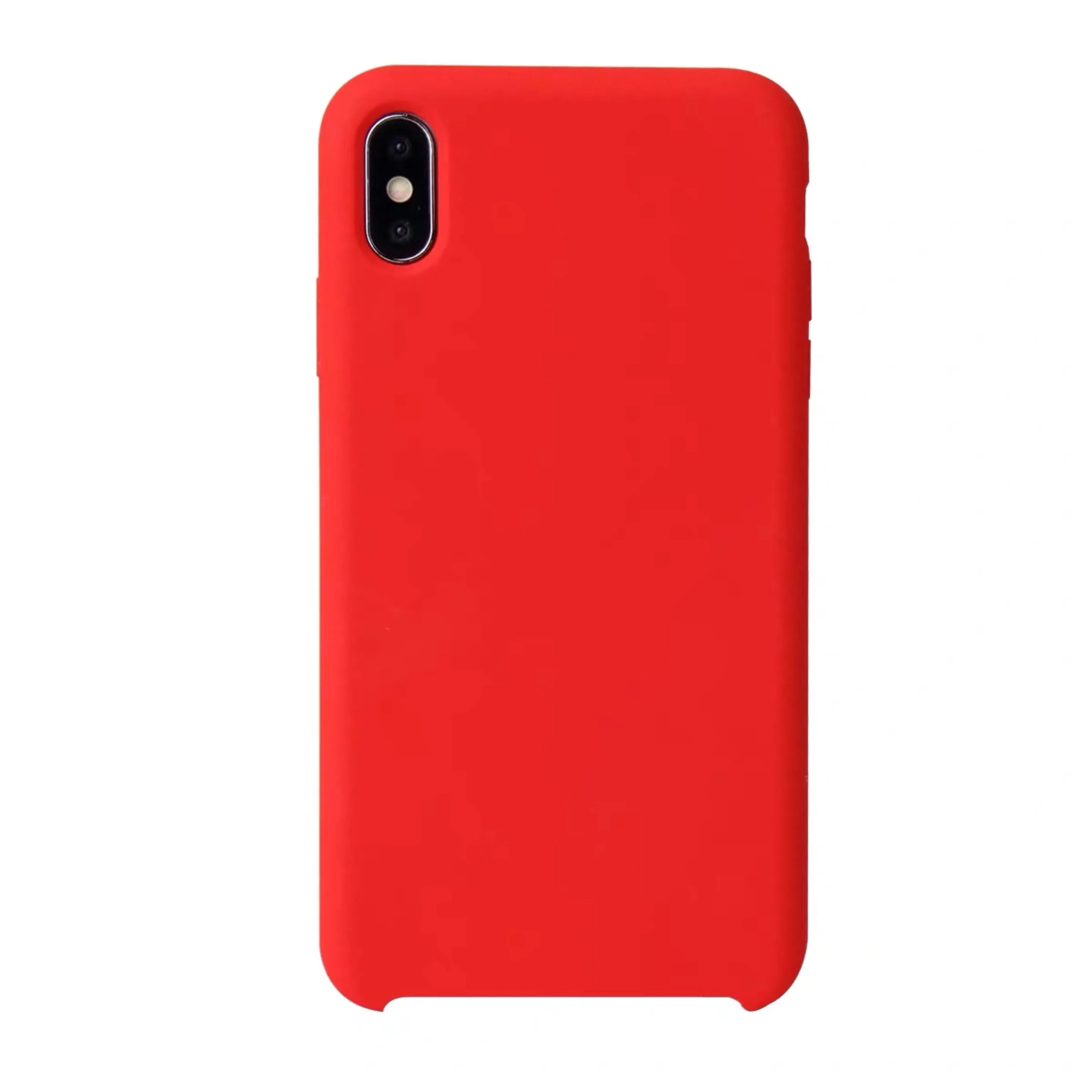 Тонкий мягкий чехол для iPhone 6, 6s, 7, 8 Plus, X, Xs, XR, для iPhone 11 Pro, Max, чехол, жидкий силикон,, жидкий - Цвет: Red