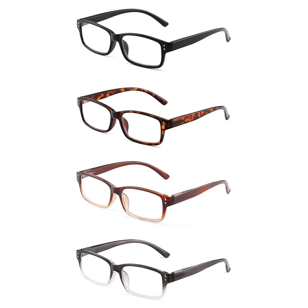JM Vintage Square Reading Glasses Spring Hinge for Women Men Magnifier Presbyopic Diopter reading glasses presbyopic glasses