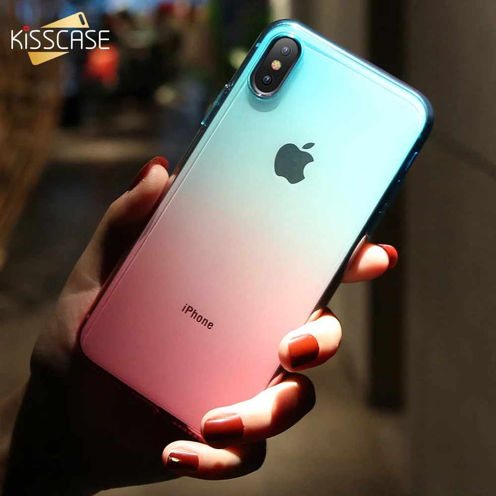 Рамочный чехол Ультратонкий градиентный телефонный для iPhone 11/11 Pro Max X/XS XR классный
