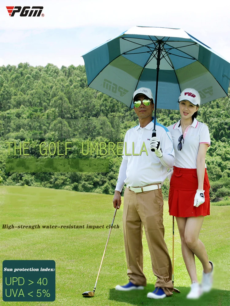 PGM Authentic Men Lady Golf Umbrellas Large Umbrella Against Typhoongrade Fiberglass Straight
