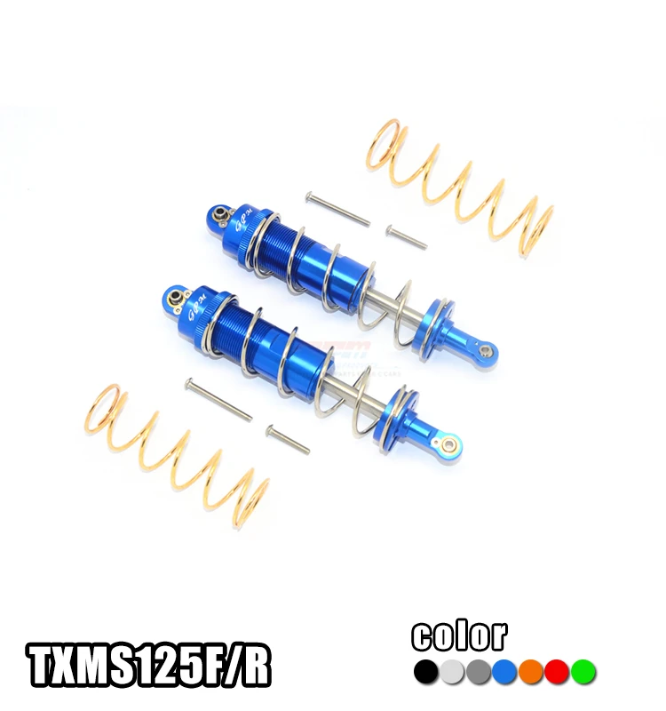 GPM TRAXXAS 1/10 MAXX bold пружина и амортизатор с иглой средней точки 125 мм передний задний