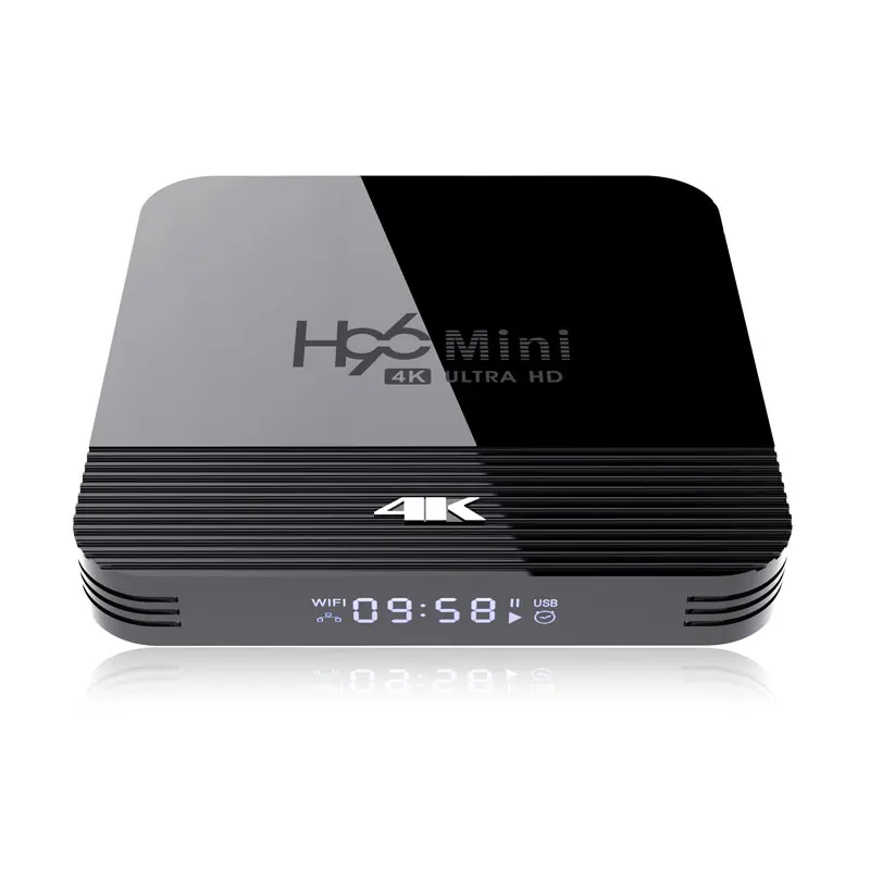 Android 9,0 ТВ приставка H96 Mini H8 4K Smart tv RK3228A H.265 двойной Wifi 2,4G/5G Android приставка Google плеер IP tv медиаплеер