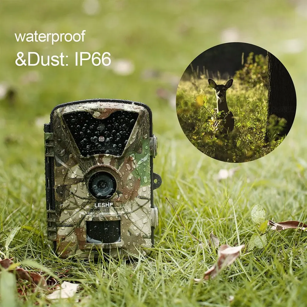 2.0MP HD1080P игра Trail Скаутинг охотничья камера с датчиком движения ИК-светодиоды инфракрасный День и Ночь Рабочая водонепроницаемая