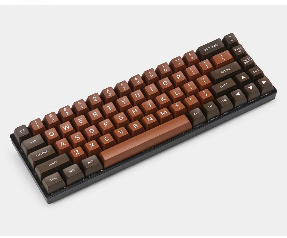 MAXKEY chocolate SA keycaps ABS Double shot 134 клавиш для механической клавиатуры mx