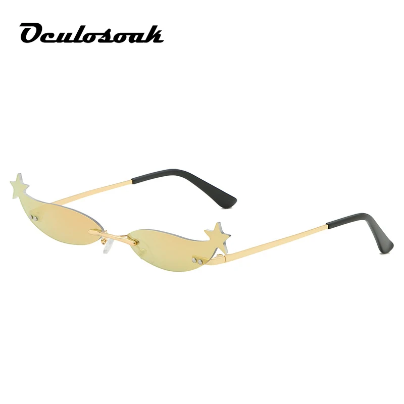 Oculosock, фирменный дизайн, кошачий глаз, солнцезащитные очки для женщин, Ретро стиль, металлические светоотражающие очки для женщин, зеркальные, Ретро стиль, Oculos De Sol Gafas