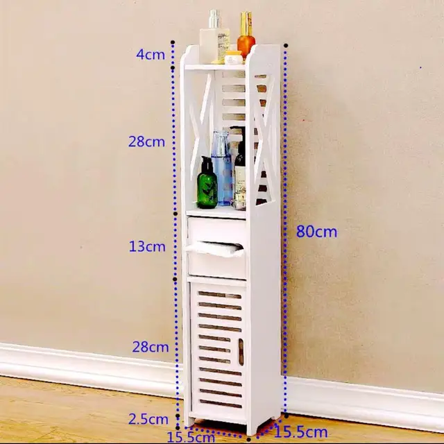 Bathroom Vanity Floor Standing Shelf Storage Cabinet Washbasin Shower Corner Shelf Sundries Home Furniture Storage Racks 2