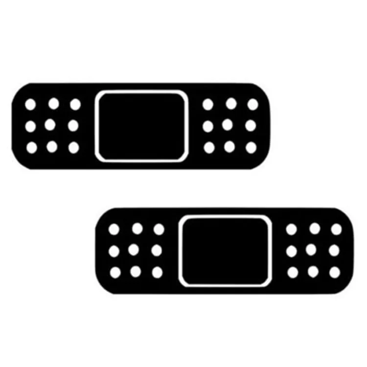 AliExpress EBay Горячая новых продуктов бандаж светоотражающие наклейки 10X4 см один-Крест границы прямые поставки отражательный бампер St