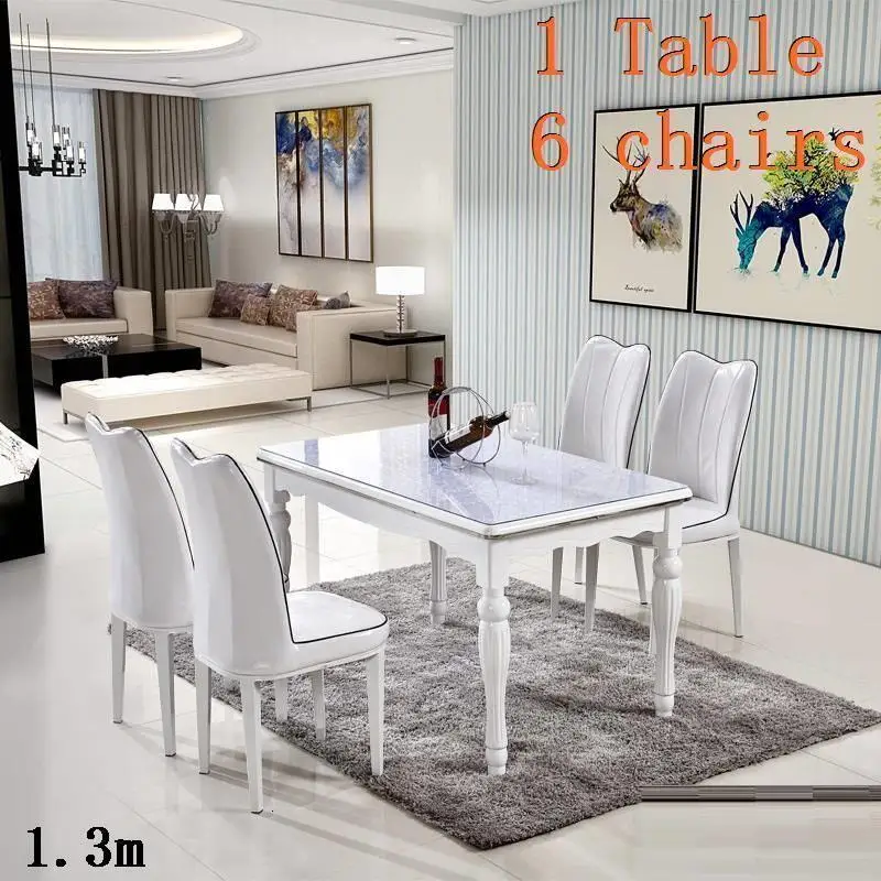 Redonda набор Marmol кухня Comedores Mueble комната Yemek Masasi Escrivaninha Eettafel Bureau Mesa Comedor стол обеденный стол