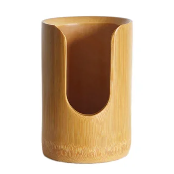 

Wild Bamboo Tea Cups Container Holder Storage for Makeup Remover Pads Organizer K888