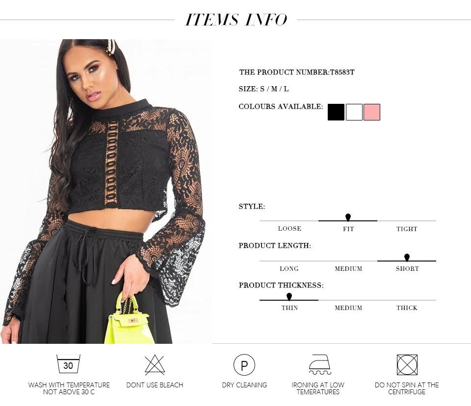 Whatiwear Осенняя Женская кружевная уличная одежда кроп-топ сексуальная Перспектива с расклешенными рукавами тонкие женские топы с бюстгальтером без косточек жилет камзол женские топики