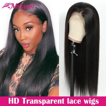 

Transparent Lace Wigs Straight Lace Front Wig Pre Plucked With Baby Hair13X4/13X6 Lace Front Human Hair Wigs For Women Remy Hair