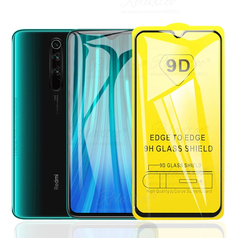

9D Tempered Glass on For Xiaomi mi 9t cc9e cc9 redmi note 8 7 K20 pro screen protector Redmi note7 Redmi7 protective safety Film