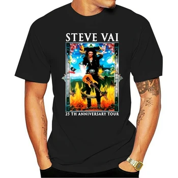 

Steve Vai Guitarist 25th anniversary tour 2016 Men's T-Shirt Size S-to-XXL