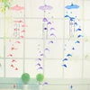 Plastic Wind Chimes Humming Bird dolphin Wind Chimes Bells Metal Tube Hanging Wall Home Car Outdoor garden Decoration 70cm 1