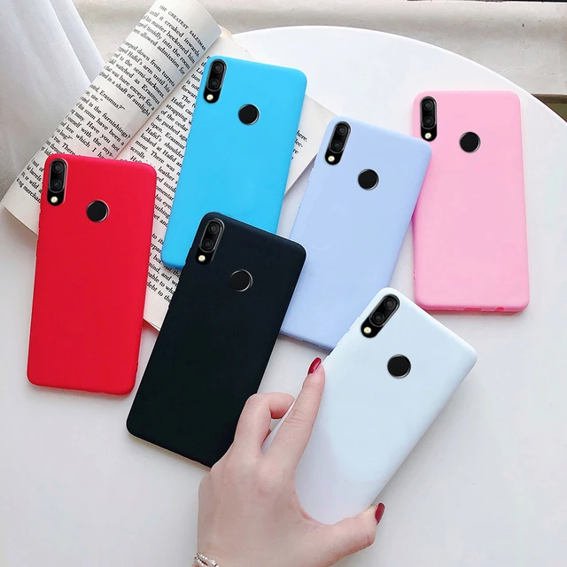 For Huawei P Smart 2019 Case Bumper Soft Silicone Case on Funda Huawei  Psmart2019 P Smart 2019 POT-LX3 POT-LX1 6.21 Phone Cases - AliExpress