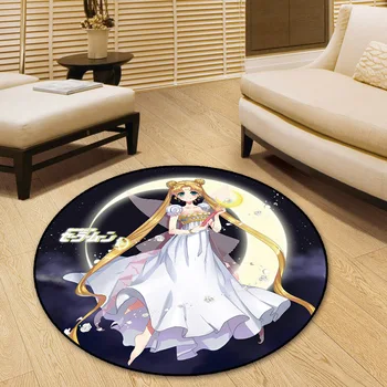 

Girls Mat Princess Sailor Moon Luna Mars Mercury Door Mat Floor Rug Carpet Living Bed Room Non-slip Pink Gifts