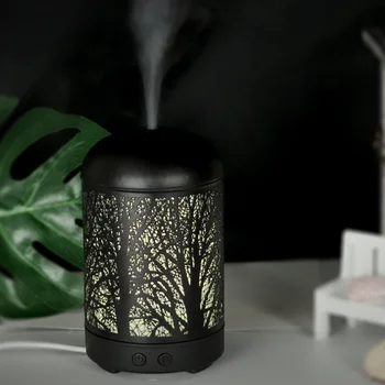 

Essential Oil Aroma Diffuser Ultrasonic Air Mist Humidifier New USB Aroma Diffuser LED Night Light Christmas Gifts