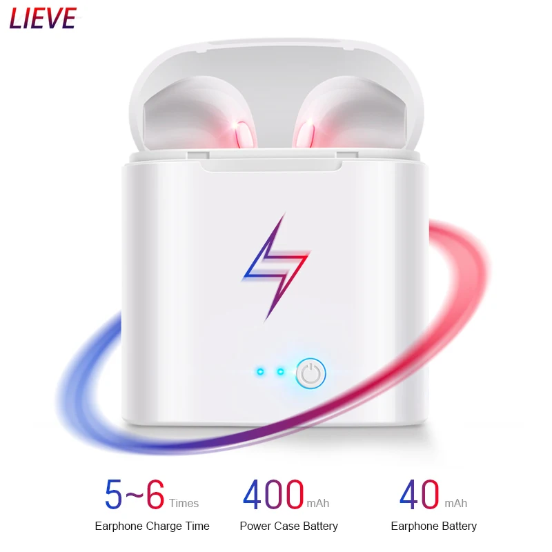 I7s TWS аэропорт Беспроводная bluetooth гарнитура 5 0 Air Mini Спорт hands free Аудио для