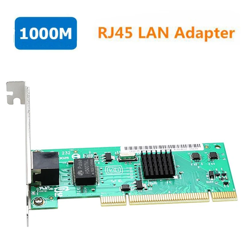 Сетевая карта Gigabit PCI RJ45 1000 Мбит/с Intel 82540 бездисковый ethernet adatper lan Карта с чипом Realtek